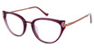 BETSEY JOHNSON Eyeglasses BLING Purple/PUR
