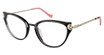 BETSEY JOHNSON Eyeglasses BLING Black/BLK