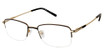 Cruz Eyeglasses I-895 Black/Gold/BLACK/GOLD