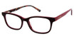 Isaac Mizrahi New York Eyeglasses IM 30073 Burgundy/BU