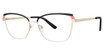 Vavoom/Vivian Morgan Eyeglasses 8115 Black Coral / Gold