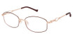 Tura Eyeglasses R142 burgundy, rose gold/BUR