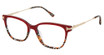 L.A.M.B. Eyeglasses LA123 red/multi/RED