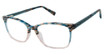 gx by GWEN STEFANI Eyeglasses GX104 teal/multi/TEA