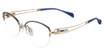 Line Art Eyeglasses XL 2172 Navy/NV