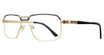 Eight to Eighty Eyewear Eyeglasses DEACON Black Gold