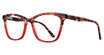 Serafina Eyewear Eyeglasses Paisley Burgundy