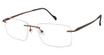 STEPPER Eyeglasses 86969 SI Brown/BRN F019