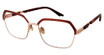 Coco & Breezy Eyeglasses CBGOALS BURGUNDY ROSE GOLD/102