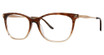 Adensco Eyeglasses AD 246 BRW CRYST/0YL3