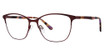 Adensco Eyeglasses AD 245 MATT PLUM/0U7I