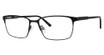 Adensco Eyeglasses AD 143 MTT BLACK/0003