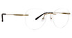 Totally Rimless Eyeglasses Saturn(369) Gold/GLD