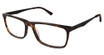 Superflex Eyeglasses SF-638 DEMI AMBER BLACK/S312