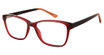 Caliber Eyeglasses DEE RED/RED