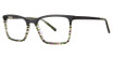 Jhane Barnes Eyeglasses Row of Operations Olive Grey/OL