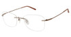Titanium Eyeglasses CH 29231C Brown/BR