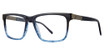 Vivid Eyeglasses BIG AND TALL 26 blue/crystal
