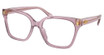 Ralph Eyeglasses RA7158U SHINY TRANSPARENT VIOLET/6118