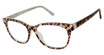 L.A.M.B. Eyeglasses LA131 leopard glitter/MUL