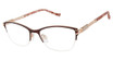 Tura Eyeglasses R705 brown/rosegold/BRN