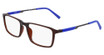 Flexon Eyeglasses FLEXON EP8021 SHINY CRYSTAL BROWN/210