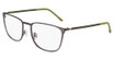 Flexon Eyeglasses FLEXON E1143 MATTE GUNMETAL/KELP/071