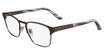 Calvin Klein Eyeglasses CK23129 MATTE BROWN/215