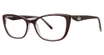 Vera Wang Eyeglasses Donelle Burgundy/BU
