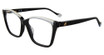 Yalea Eyeglasses VYA109 Shiny Black 700Y