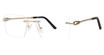 Times Square Eyeglasses ELEGANT 1 GOLD