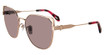 Just Cavalli Eyeglasses SJC042 Shiny Red Gold 0A39