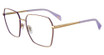 Police Eyeglasses VPLM06M Shiny Camel 08M6