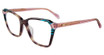 Just Cavalli Eyeglasses VJC048 Brown/Beige Havana 07UX