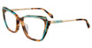 Just Cavalli Eyeglasses VJC053 Brown Fantasy 0XAP