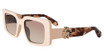 Roberto Cavalli Eyeglasses SRC039M Shiny Full Powder Beige 09LH