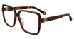 Roberto Cavalli Eyeglasses VRC050M Shiny Brown/Yellow Havana 0743