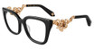 Roberto Cavalli Eyeglasses VRC051M Shiny Black 0700