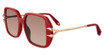 Roberto Cavalli Eyeglasses SRC030 Shiny Full Red 09EZ