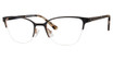 Liz Claiborne Eyeglasses L 472 MTT BLACK/0003