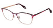 FYSH Eyeglasses FYSH 3731 EGGPLANT BLACK FUCHSIA/M207