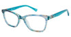 Champion Eyeglasses LITE TEAL HORN/C02