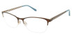Lulu Guinness Eyeglasses L247 brown/rose gold/BRN