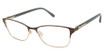 Lulu Guinness Eyeglasses L954 brown/rose gold/BRN