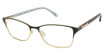 Lulu Guinness Eyeglasses L954 black/gold/BLK