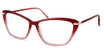Modo Eyeglasses AMBER BURGUNDY GRADIENT W/COVERED TEMPLES/BURG