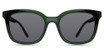 Eco Eyeglasses PEONY SUN CLIP GREEN/GRN
