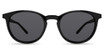 Eco Eyeglasses QUINCE SUN CLIP BLACK/BLK