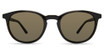 Eco Eyeglasses QUINCE SUN CLIP DARK KHAKI TORTOISE/DKTT