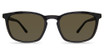 Eco Eyeglasses WHEAT SUN CLIP DARK GREY/DGRY